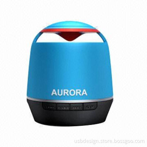 2014 Colorful Penguin-shaped High-quality Round Bluetooth Car Speaker with 3W Loudspeaker Output